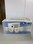 Cambridge Soundworks Pcworks CSW1000 Four Point Surround Speakers And Subwoofer. Fixed Price $129.99.