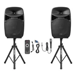 Vevor 15 In Speakers Portable System 2000W Mixer Bluetooth Mic Dj Party. Fixed Price $293.90.