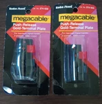 Lot Of Two: Radio Shack Push Release Gold Terminal Plate 274-632 Unopened. Fixed Price $6.99.