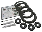 Reference 104/2 Woofer Foam Surround Repair Kit Donut Dust Caps FSK-KEF104C. Fixed Price $75.60.