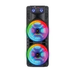 Qfx PBX-1213 Dual 12" Rechargeable Party Speaker +tws-bt/usb/sd/fm/rgb Led +mic. Fixed Price $199.90.