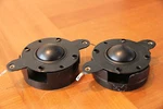Pr Audax Polydax 1" Polymer Dome Tweeter Replacement Diaphragms 4OHM Voice Coils. Fixed Price $25.00.