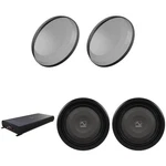 (2)WAVTECH THINPRO12-2 Woofer With Grille's + LINK1500.1 Amp. Fixed Price $2599.75.