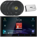 Jvc 6.92" Hd Screen Double-din Receiver, 4X 6.5" 300W Ohm Speakers, 4CH Amp. Fixed Price $704.49.