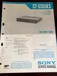 Sony ST-S555ES STS555ES Service Manual From The Usa **original**. Fixed Price $19.88.