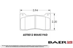 Baer Brakes 4261428C 11.625" Front SS4+ Deep Stage Drag Race Clear. Fixed Price $1223.95.
