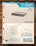Sony ST-S555ES Tuner Service Manual *original*. Fixed Price $24.97.