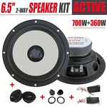 6.5 Inch 2 Way Active Component Speaker System 350W Max With External Crossovers. Fixed Price $32.99.