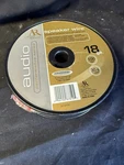 New Acoustic Research 18 Gauge 100 Feet Speaker Wire Gold Pin Connectors. Fixed Price $12.99.