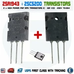2SC5200 & 2SA1943 Toshiba Transistor Silicon Power Npn Pnp TO-264. Fixed Price $7.26.