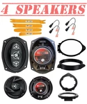 Front 6X9" 800W Rear 6.5" 400W Speakers Set For 2014-2022 Silverado & Sierra. Fixed Price $165.99.