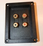 B&w Bowers And Wilkins LCR6 S2 Center Channel Speaker Terminal Tray. Fixed Price $20.00.