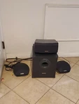 Aiwa Speaker Set TS-W45 Powered Subwoofer 40 Watt W/ L & SX-R275 SX-C605. Fixed Price $129.99.