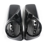 Vivid Black 8" Speaker Lids W/ Tweeter Port For 14-22 Harley Street Electra Gide. Fixed Price $227.95.
