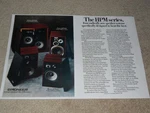 Pioneer Series Speaker Ad, 1976, HPM-200,HPM-100, Article, Pg. Fixed Price $9.99.