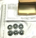 Pui Audio Speaker Lot Of 6 Black A3 AS03008MR-R New Free Shipping. Fixed Price $40.00.
