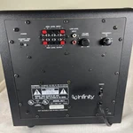 Infinity BU-1 Powered Subwoofer 8" Home Theater Audio Tested And Working. Fixed Price $93.99.