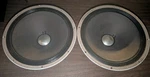 Vintage Altec Lansing 418B 15" Speaker Ohm Tested Working Pair. Fixed Price $600.00.