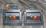 Infinity 2000.2 Crossovers Pair. Fixed Price $33.00.