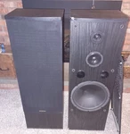 Onkyo Fusion Av SK-40 Tower Speakers 100W 3-WAY 12" Bass Reflex System Tested. Fixed Price $250.00.