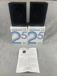 Vintage Walnut Grain Realistic Minimus 2.5 #40-1999 Speakers Radio Shack Nos. Fixed Price $64.00.
