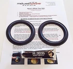 4" Butyl Rubber Surround Woofer Kit Speaker Repair R4-1. Fixed Price $29.95.