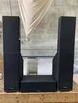 Mirage OM-6 Floor Standing Speakers With OM-C3 Center. Fixed Price $495.00.