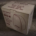 Bic DV-32-W White Mini-monitor Loudspeakers. Fixed Price $65.00.