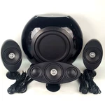 Kef Kht 3001SE Home Theater System High Gloss 2 Satellite Center Subwoofer. Fixed Price $525.00.