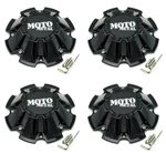 4X New Moto Metal Gloss Black Wheel Center Caps W/ Screws 5/6/8 Lug MO962 MO200. Fixed Price $160.00.