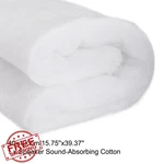 Uxcell Speaker Sound-absorbing Cotton Polyester Fiber 40X100CM White. Fixed Price $43.38.