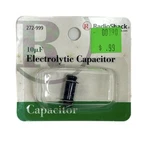 Authentic Radioshack Electrolytic Capacitor 10UF 2720999. Fixed Price $12.99.