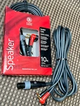 Lot Of 2 D'addario Planet Waves 10' Speakon Banana Speaker Cable Quick Lock. Fixed Price $39.59.