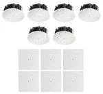 (6) Jbl Control 426LP 6.5" 70V/12-OHM Commercial Ceiling Speakers+square Grilles. Fixed Price $1948.96.