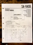 Sony SA-VA55 Speaker Supp. Service Manual *original*. Fixed Price $9.97.