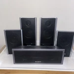 Sony 5.0 Wired Home Theater Speaker System With Center Channel- No Wires. Fixed Price $70.00.