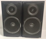 Sharp CP-DK257N Bookshelf Speaker, Black, 160W, 4OHMS With Grills 10X8X6. Fixed Price $74.43.