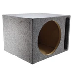 12" Vented Carpeted Single Subwoofer Box Made W/ Heavy-duty Mdf Audiopipe. Fixed Price $109.99.
