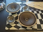 Knight 7" Woofers And 3 1/4" Tweeters Alnico Pair Vintage. Fixed Price $30.00.