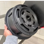 Jbl Basspro Hub Non-enclosed Powered 11IN Subwoofer 200W Rms Spare Tire. Fixed Price $250.00.