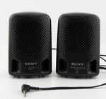 Vintage Sony SRS-P3 Portable Stereo Speaker System Black Tested & Working. Fixed Price $8.99.