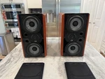 Polk Audio LSI9 Speakers Dynamic Balance Bookshelf Pair Wood Sided - Test Video. Fixed Price $370.00.