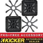 Kicker 44L7S84 Car Audio 8" Series Subwoofers With Grilles Dual Ohms. Fixed Price $373.92.