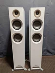 Jamo 807 White Tower/floorstanding Speakers.dolby Atmos Ready. Fixed Price $181.12.