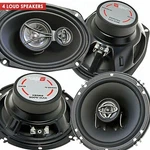 2X Cerwin Vega XED62 6.5" 2-WAY 600W Speakers + XED693 300W 6"X9". Fixed Price $109.98.