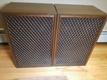 Vintage Sansui SP-1200A Walnut Wood Speaker (pair). Fixed Price $280.00.