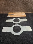 (qty 2) Atlas Sound FAP33-TR Construction Ring For FAP33T-W Speaker. Fixed Price $51.99.
