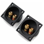 Pack 2-WAY Speaker Box Terminal Binding Post Cup 2.2" Screw Connector N715. Fixed Price $9.80.