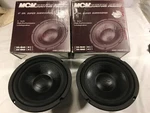 Pair Mcm Custom Audio 55-1960 8 In Sub Woofers 4 Ohms 150W. Fixed Price $50.00.