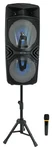 Technical Pro STAGE28 Dual 8" Rechargeable Led Bluetooth Speaker + Stand Mic. Fixed Price $52.82.